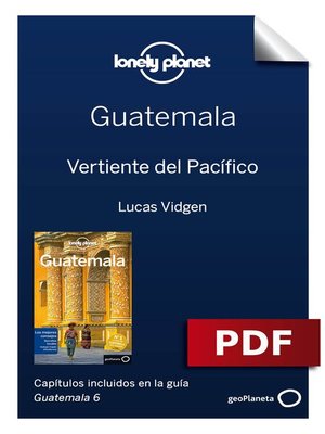 cover image of Guatemala 6. Vertiente del Pacífico